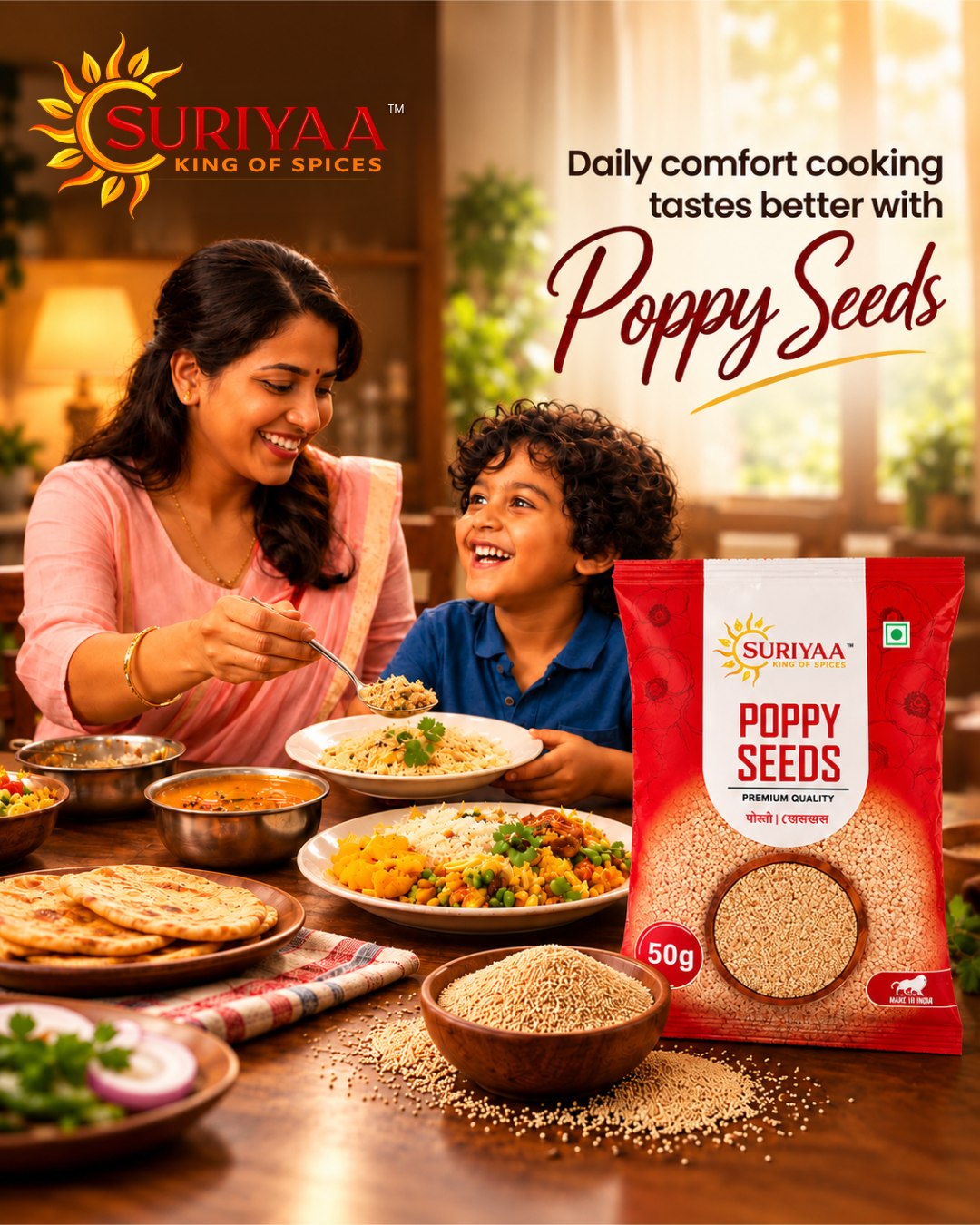 Suriyaa Premium Poppy Seeds (Posta)
