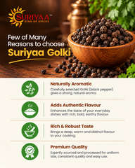 Suriyaa Premium Golki (Black Pepper) – Pure & Aromatic