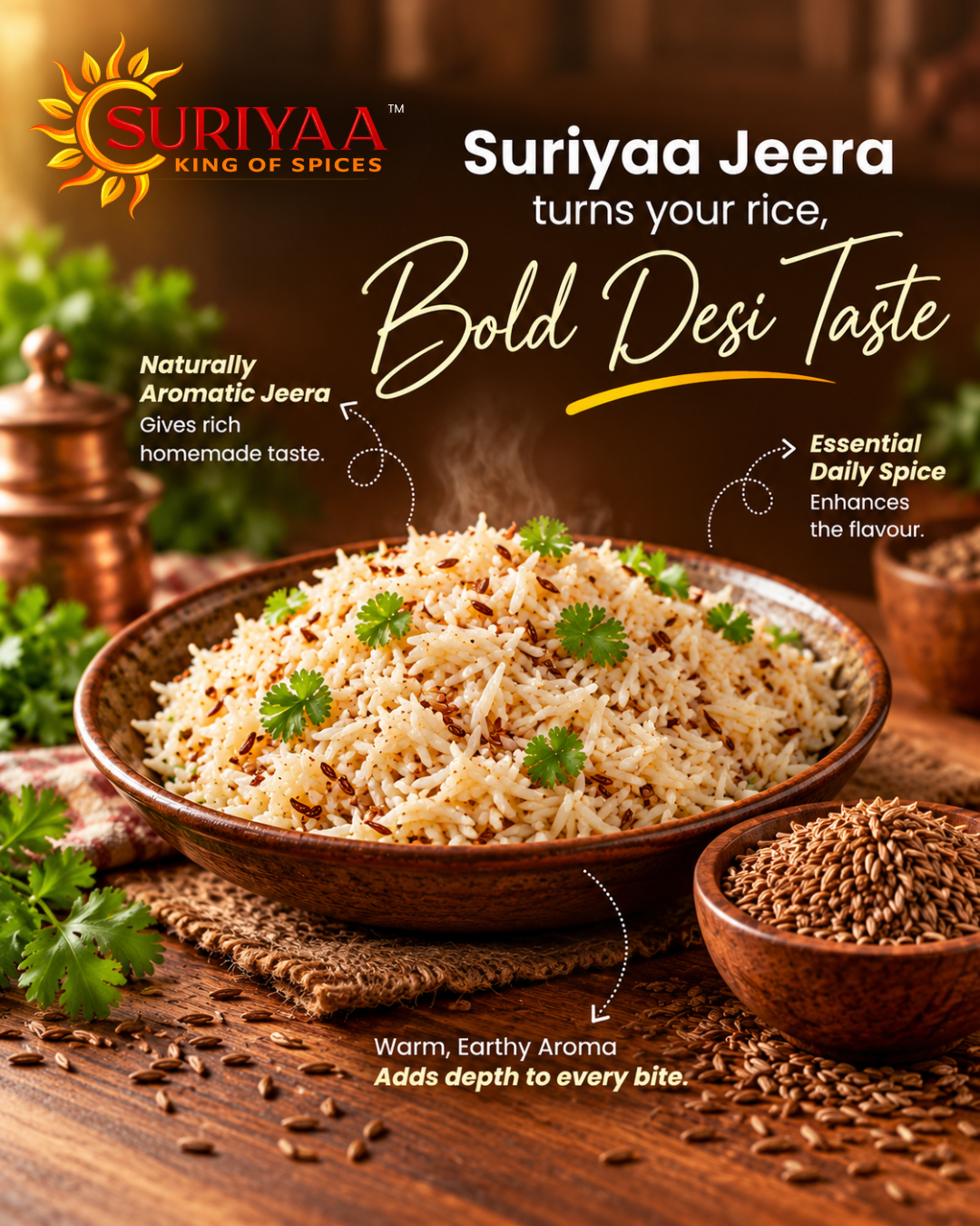 Suriyaa Premium Jeera (Cumin Seeds) – Pure & Aromatic